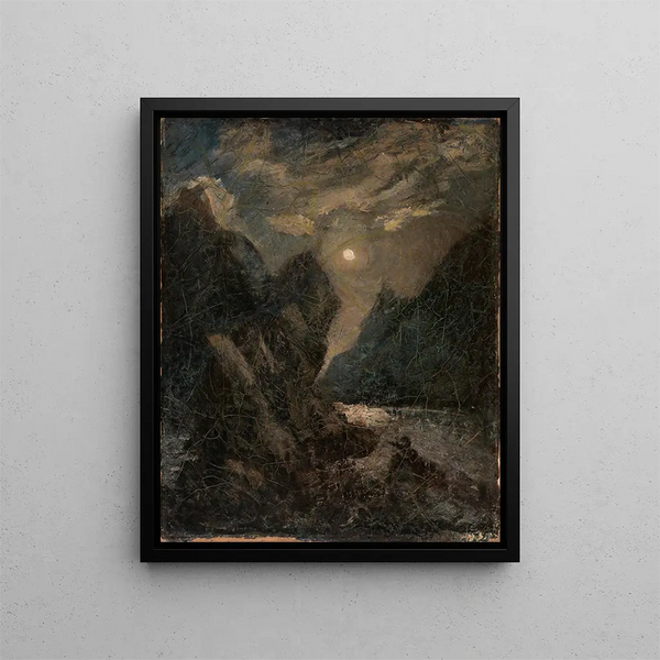 La Lorelei - Albert Pinkham Ryder — gerahmtes Bild an der Wand
