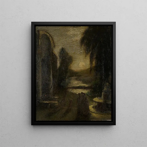 Der Tempel des Geistes - Albert Pinkham Ryder — gerahmtes Bild an der Wand