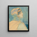 Frau des Ostens - Albert Prentice Button — gerahmtes Bild an der Wand