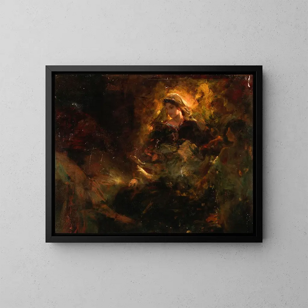 Vision - Albert Ritzberger — gerahmtes Bild an der Wand