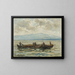 Pêcheur du lac de Constance - Albert Wenk — gerahmtes Bild an der Wand