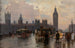 Les Maisons du Parlement depuis le pont de Westminster - Alberto Pisa — Ansicht des Kunstwerks