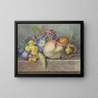 Albertus Steenbergen - Vruchten en bloemstilleven.webp