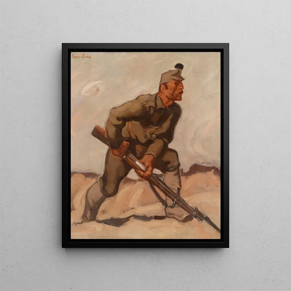 Trésors impériaux - Albin Egger-Lienz — gerahmtes Bild an der Wand