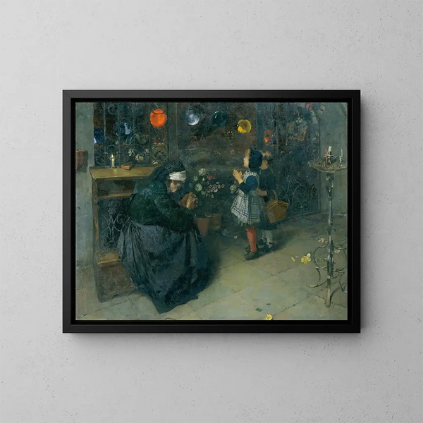 Karfreitag - Albin Egger-Lienz — gerahmtes Bild an der Wand