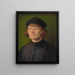 Portrait eines Geistlichen - Albrecht Dürer — gerahmtes Bild an der Wand