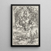 Reproduktion des Gemäldes Saint Jean devant Dieu et les Anciens - Albrecht Dürer