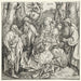 Die Heilige Familie mit zwei Musikerengeln - Albrecht Dürer — Ansicht des Kunstwerks