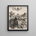 Die Heilige Familie mit dem Schmetterling - Albrecht Dürer — gerahmtes Bild an der Wand