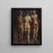 Venus und die Drei Grazien - Albrecht Dürer — gerahmtes Bild an der Wand