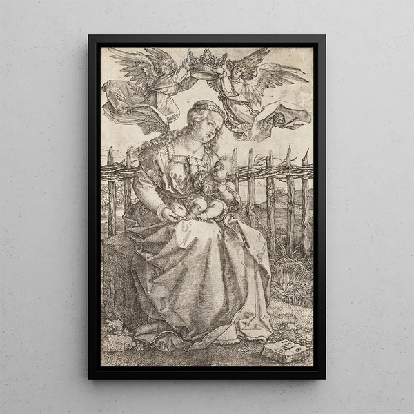Albrecht Drer - Virgin Mary Crowned By Two Angels.webp