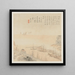 Album de paysages Feuille 8 - Wang Gai — gerahmtes Bild an der Wand