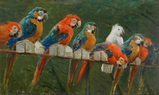 Alceste Campriani - Pappagalli.webp