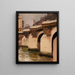 Pont Neuf in Paris - Aleksander Gierymski — gerahmtes Bild an der Wand