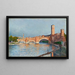 Pont Scaliger à Vérone - Aleksander Gierymski — gerahmtes Bild an der Wand