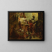 Skizze einer Taverne in Rom - Aleksander Gierymski — gerahmtes Bild an der Wand