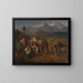 Die Beerdigung eines Highlanders - Aleksander Kotsis — gerahmtes Bild an der Wand