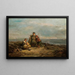 Kinder im Feld - Aleksander Kotsis — gerahmtes Bild an der Wand