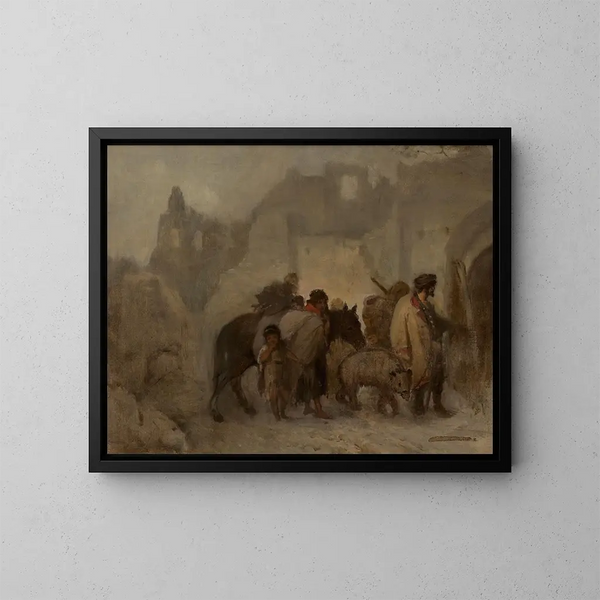Gitanos - Aleksander Kotsis — gerahmtes Bild an der Wand