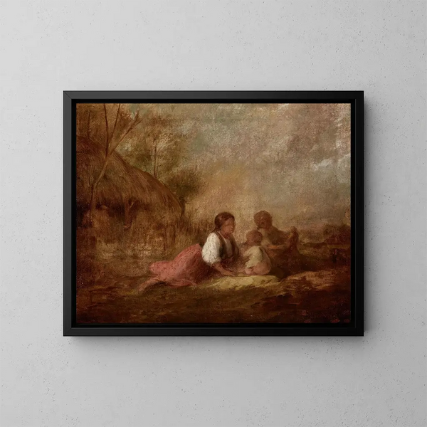 Szenen aus der Landschaft - Aleksander Kotsis — gerahmtes Bild an der Wand