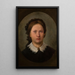 Reproduktion des Gemäldes Portrait der Schwester des Künstlers Karolina - Aleksander Kotsis