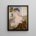 Portrait einer Dame - Aleksander Uurits — gerahmtes Bild an der Wand