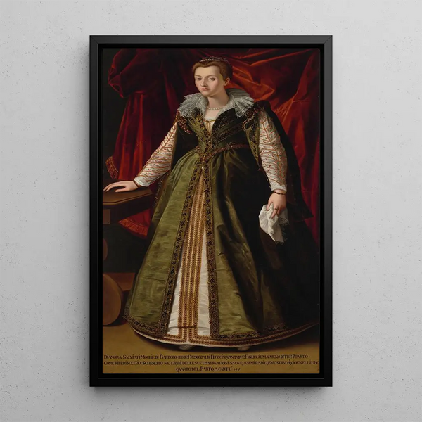 Reproduktion des Gemäldes Portrait de Dianora Salviati Marquise Frescobaldi - Alessandro Allori
