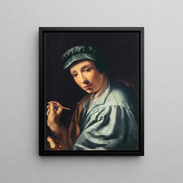 Selbstporträt - Alessandro Allori — gerahmtes Bild an der Wand