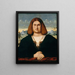 Portrait eines jungen Mannes - Alessandro Oliverio — gerahmtes Bild an der Wand
