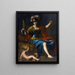 Bellone mit Romulus und Remus - Alessandro Turchi — gerahmtes Bild an der Wand