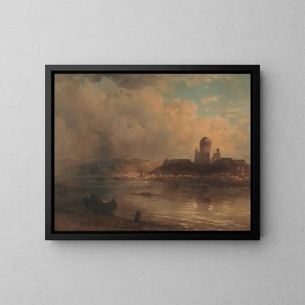 Basilika von Esztergom - Alexander Brodszky — gerahmtes Bild an der Wand