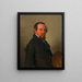 Selbstporträt Alexandre Clarot - Alexander Clarot — gerahmtes Bild an der Wand