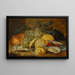 Stillleben mit Zitronen, Austern und Kirschen - Alexander Coosemans — gerahmtes Bild an der Wand
