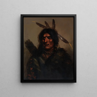 Mann mit Köcher - Alexander Davis Cooper — gerahmtes Bild an der Wand