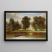 Fischerei auf der Themse in Twickenham - Alexander Frederick Rolfe — gerahmtes Bild an der Wand