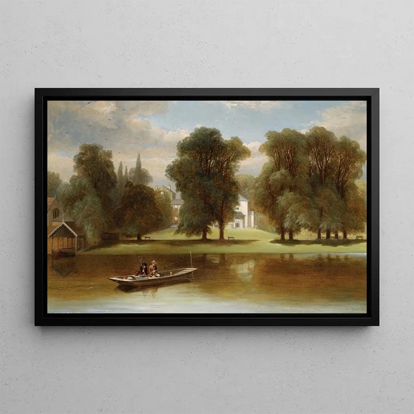 Alexander Frederick Rolfe - Fishing On The Thames At Twickenham.webp