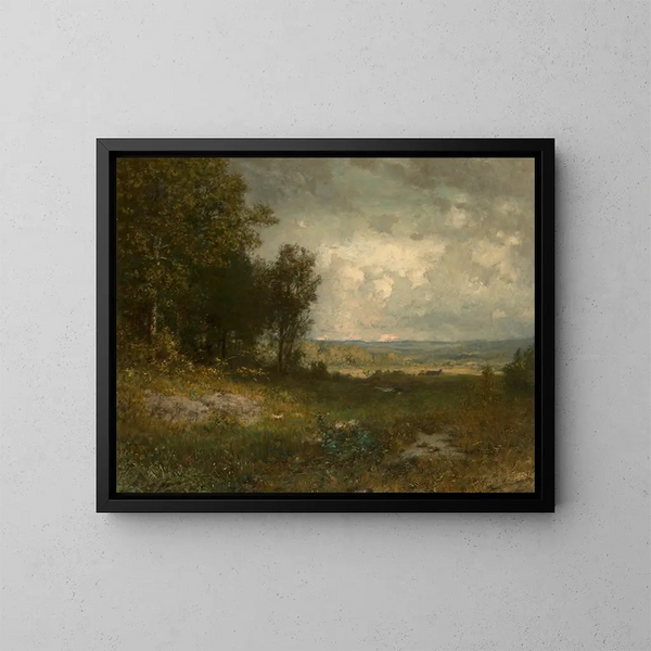 Ende des Sommers - Alexander Helwig Wyant — gerahmtes Bild an der Wand