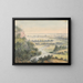 New Haven depuis East Rock - Alexander Jackson Davis — gerahmtes Bild an der Wand
