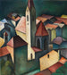 L'église III St. Andreas à Klausen Tyrol du Sud - Alexander Kanoldt — Ansicht des Kunstwerks