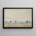 Sonnenaufgang am Morgen - Alexander Kanoldt — gerahmtes Bild an der Wand