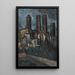 Reproduktion des Gemäldes San Gimignano - Alexander Kanoldt