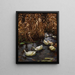 Huit canards dans les roseaux d'automne - Alexander Koester — gerahmtes Bild an der Wand