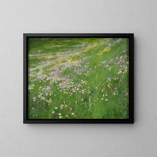 Prairie de fleurs près de Weling - Alexander Koester — gerahmtes Bild an der Wand