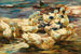 Enten, die aus dem Wasser kommen - Alexander Koester — Ansicht des Kunstwerks