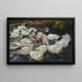 Enten beim Sonnenuntergang - Alexander Koester — gerahmtes Bild an der Wand
