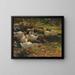 Ente am Wasserufer - Alexander Koester — gerahmtes Bild an der Wand