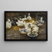 Enten im Stroh - Alexander Koester — gerahmtes Bild an der Wand