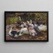 Mes canards, onze canards au bord de l'eau - Alexander Koester — gerahmtes Bild an der Wand