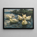 Sechs Enten - Alexander Koester — gerahmtes Bild an der Wand