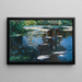 Blumen des Teiches, Altwasser bei Brixen - Alexander Koester — gerahmtes Bild an der Wand